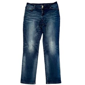 Blue Jeans INC Denim boyfriend curvy fit size 6 slightly aged